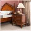 2 Drawer Mahogany Bedside Cabinet thumb 6