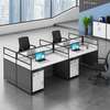 Modern Luxury New Design MDF 4-Way Workstation thumb 2