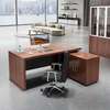 Luxury Wooden L-Shaped Executive Desk for Office thumb 0