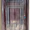 Double door in brown walnut with a wooden finish thumb 0