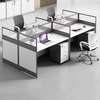 Premium 4-Person Modular Office Cluster thumb 0