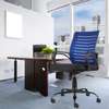 Office Chair: Blue Executive Office Chair, Mesh Back Support thumb 0
