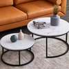 Living Room Marble Nesting Coffee Table Set thumb 3