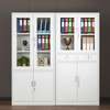 Glass Fronted Metallic Office Cabinet thumb 2