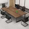 12-Seat Modern Conference Table – Metal Leg Frame thumb 2