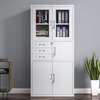 Office Cabinet : 2-Door Steel Office Cabinet With Safe thumb 0