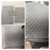 Durable Black Rubber Floor Mat 18x30 Inch Raised Pattern thumb 5