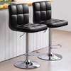 Chrome Base Leather Height Adjustable Counter Barstool thumb 6