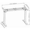 Office Desk: 1400mm Electric Height Adjustable Desk thumb 4