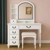 Dressers: White Bedroom Queens Vanity Set thumb 0