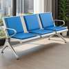 Office Bench: 3 Seater Blue Heavy Enhanced Reception Bench thumb 0