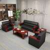Modern Leather Office Sofa Set | Reception Couch thumb 5