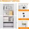 Heavy Duty 4 Door Lockable Steel Cabinet thumb 1