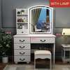 Dressing Table: Led Light Vanity Table, Sleek Makeup Station thumb 3