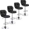 Barstool: Black Adjustable Height Office Barstool thumb 2