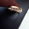 Gold Coated Proposal Ring With 3rd Class Diamonds thumb 1