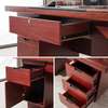 Office Desk: 1.2 Meters Executive Productivity Red Desk thumb 1