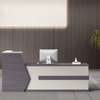 Office Desk:  200CM Reception Grey Office Desk thumb 5