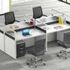 OFFICE DESK: 4 Way Office Workstation Desk thumb 5