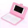 ♦️Bluetooth keyboard and cell phone leather case pouch cover thumb 2