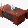 Office Desk:  1800MM Mahogany Sleek Office Desk thumb 4