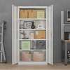 Metal Storage Cabinet–2 Doors with 4 Adjustable Shelves thumb 1