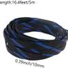 Plastic braided cable sleeve made of polyester 10mm Diameter thumb 1