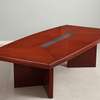 Office Table: 3M Executive Mahogany Office Table thumb 4