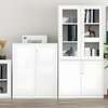 White Steel Vertical Filing Cabinet thumb 4