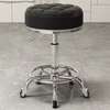 Barstools : Adjustable Height Beauty Shop Leather Stool thumb 4