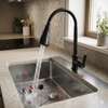 Matte Black Kitchen tap flexible Sprayer thumb 0