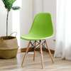 Plastic chairs: Green plastic eames dine chair thumb 0