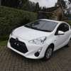 Toyota Aqua white color fully loaded 2017 thumb 7