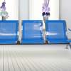 Benches: Heavy-Duty Public Seating – Blue Metal Bench thumb 0