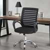 Office chair: Black Mid-Back mesh Office Seat thumb 0