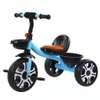 Blue Toddler Tricycle with Basket and Backrest thumb 0