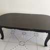 Black wooden Mahogany coffee table best for small Apartment thumb 0
