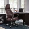 Office Chair : Pure Leather Luxury Ergonomic Boss Chair thumb 6