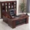 Solid Wood Executive Desk Chair – Modern Boss Office Set thumb 5