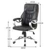 Office Chair ; Black Leather Eecutive Office Chair thumb 4