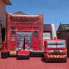 Fire station themed bouncing castle for sale thumb 0