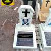 terrazzo Headstones with Personalized Images thumb 1