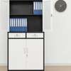 Office Cabinet: Dark Grey Metal Office Cabinet thumb 2
