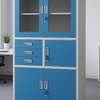2-Door Steel Office Cabinet with Safe thumb 2