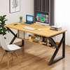 Office Desk; Rectangular Wooden Metal Framed Office Desk thumb 3