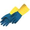 Bi-color rubber latex gloves thumb 5