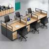 Office Desk: 4- Way Personnel Office Workstation thumb 0