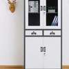 Office Cabinet: Dark Grey Metal Office Cabinet thumb 0