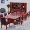 12-Person Modern Red Conference Table Set [3M] thumb 4