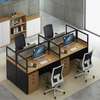 Office Workstation: Office Desk for 4 People thumb 3